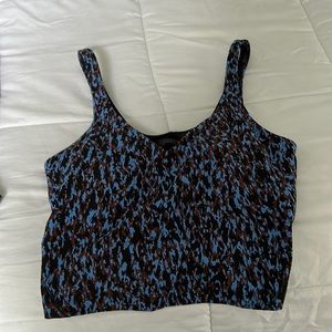 Lululemon align crop top with built in bra